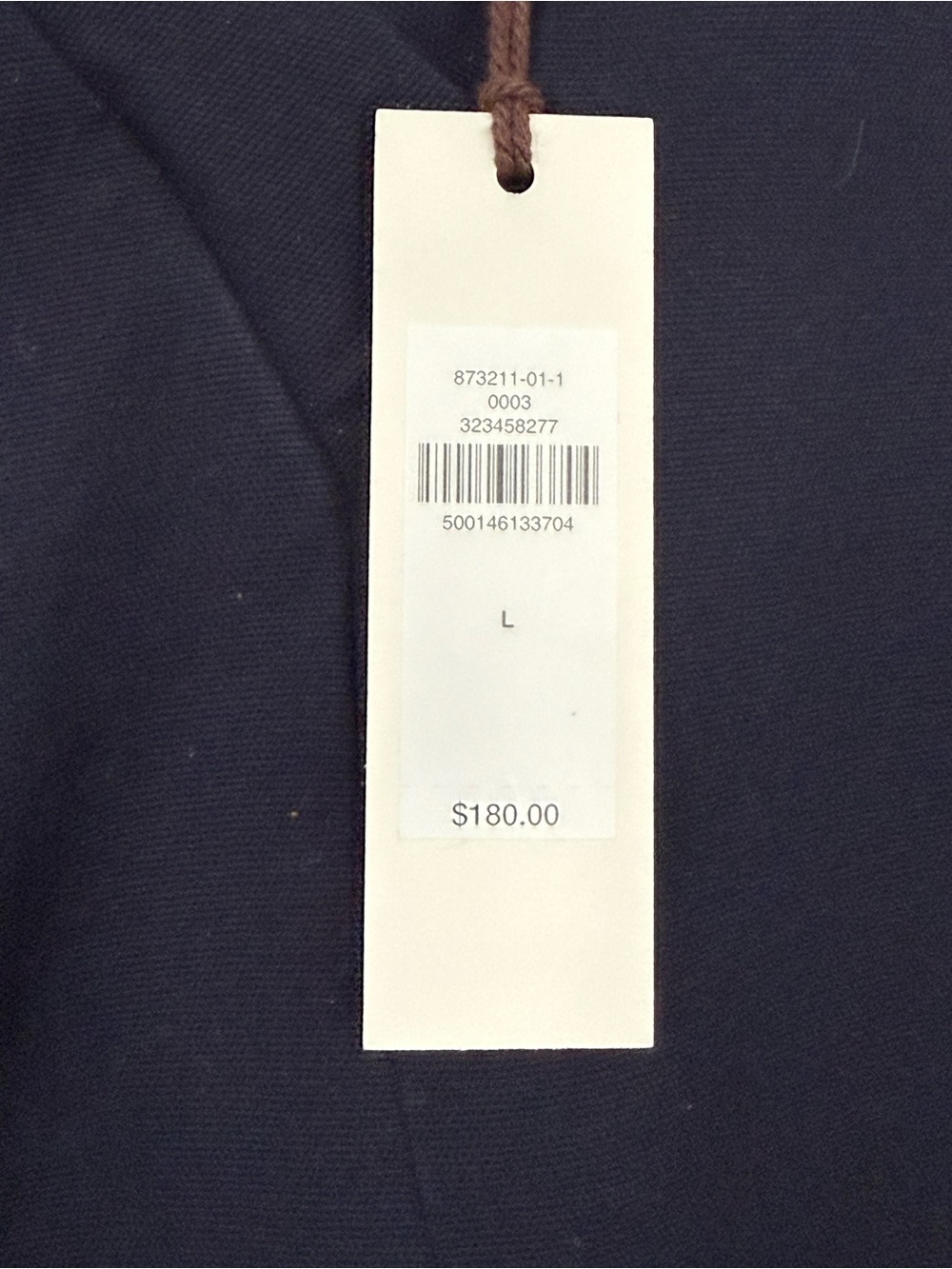 Banana Republic Navy Sleeveless Midi Canvas Dress with Tie Waist Sz L New - Picture 9 of 11